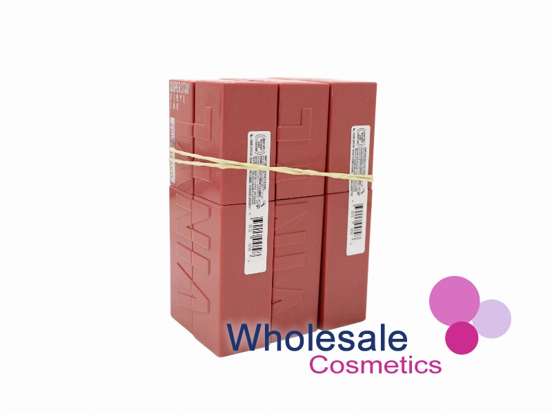6 x Maybelline Superstay Vinyl Ink Liquid Lipstick - 100 CHARMED